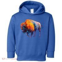 American Buffalo Cute Gift Buffalo Cute Gift American Bison Cute Gift Meaningful Toddler Hoodie thumb 0
