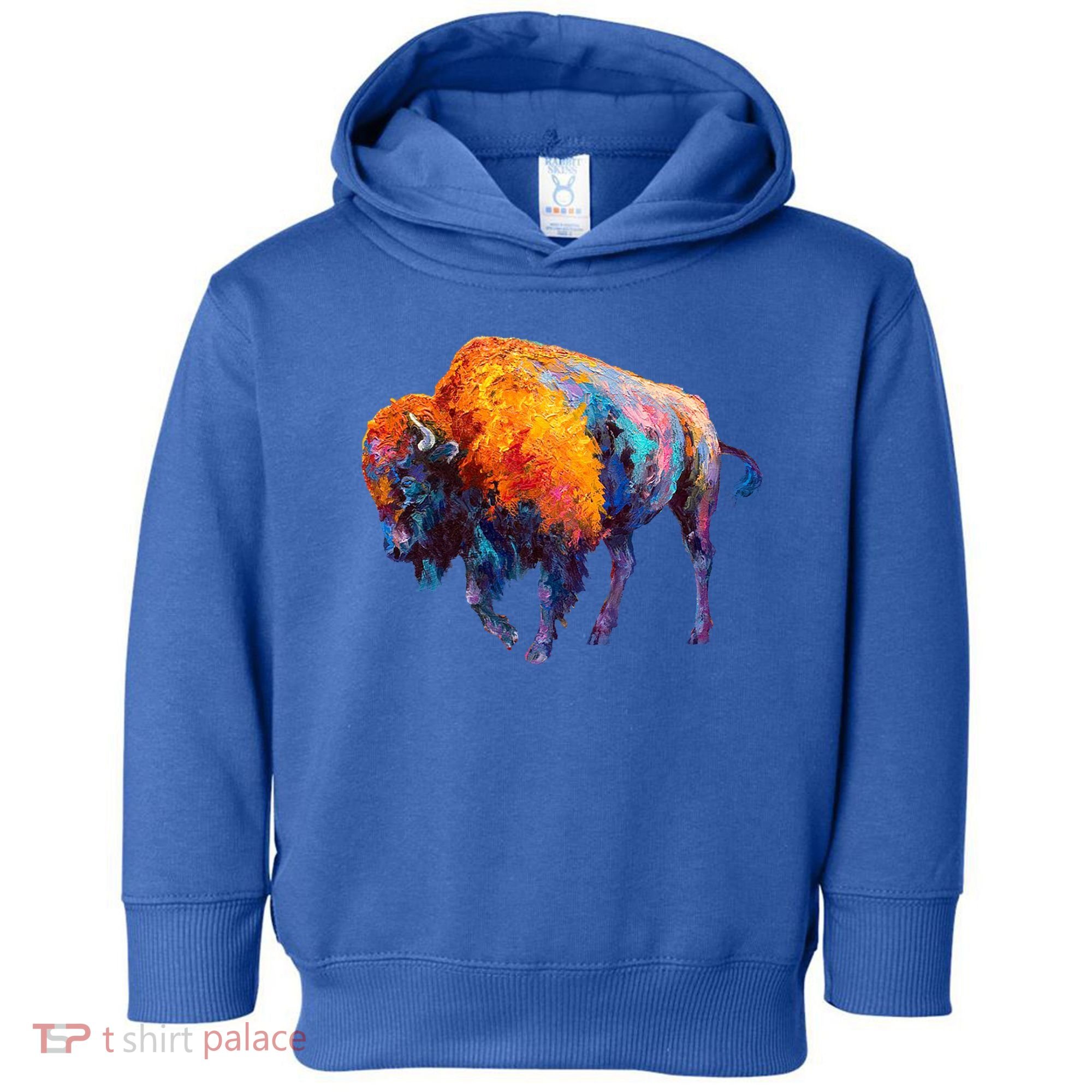 American Buffalo Cute Gift Buffalo Cute Gift American Bison Cute Gift Meaningful Toddler Hoodie