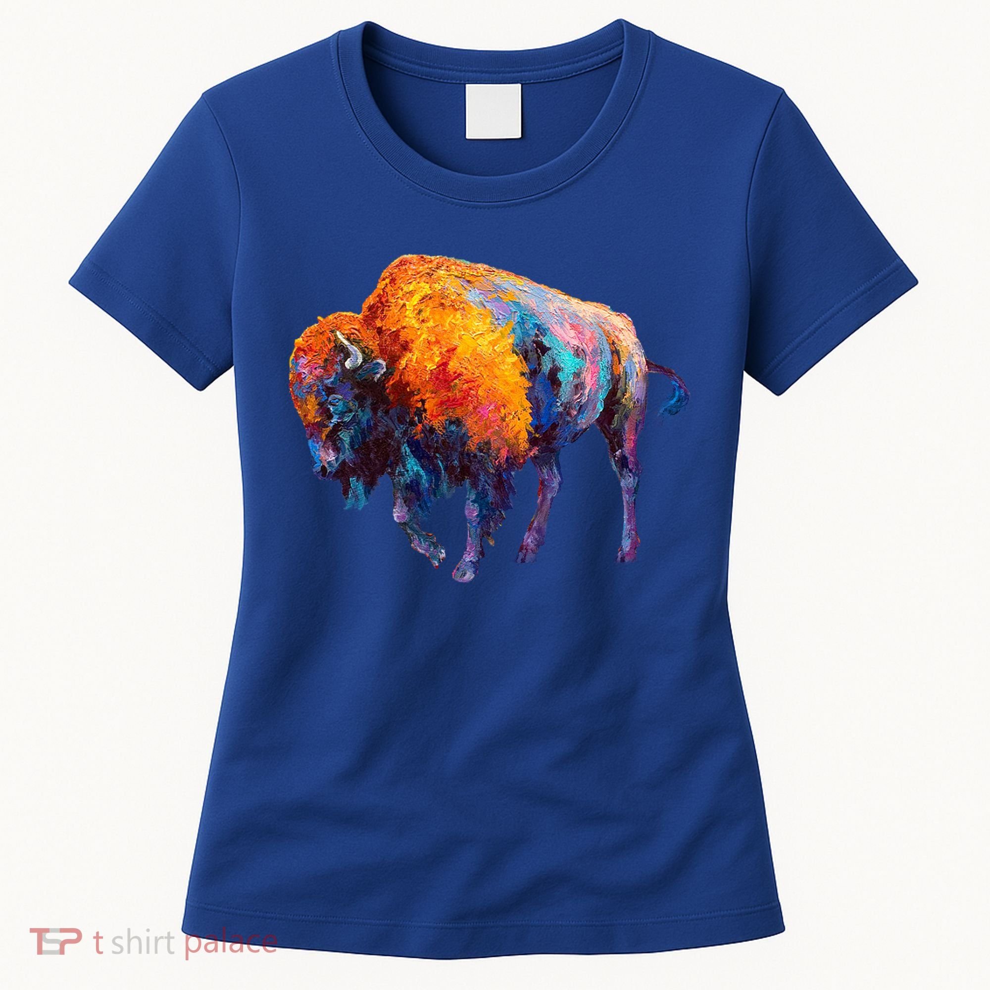 American Buffalo Cute Gift Buffalo Cute Gift American Bison Cute Gift Meaningful Women's T-Shirt