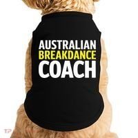 Australian Breakdancing Costume Break Dancer Coach Matching Doggie Tank thumb 0