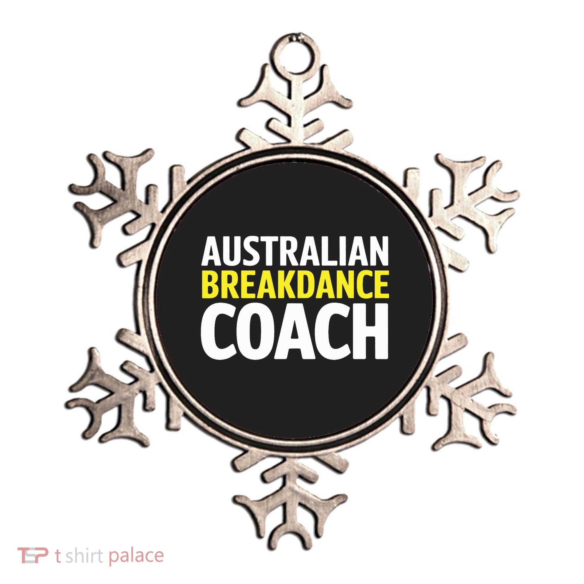 Australian Breakdancing Costume Break Dancer Coach Matching Ornament