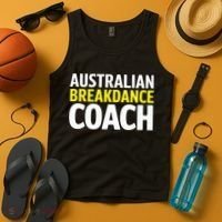 Australian Breakdancing Costume Break Dancer Coach Matching Tank Top thumb 4