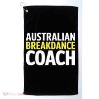 Australian Breakdancing Costume Break Dancer Coach Matching Golf Towel thumb 0