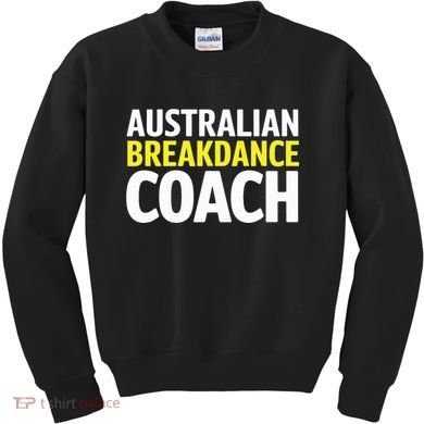 Australian Breakdancing Costume Break Dancer Coach Matching Kids Sweatshirt