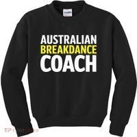 Australian Breakdancing Costume Break Dancer Coach Matching Kids Sweatshirt thumb 0