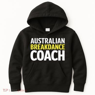 Australian Breakdancing Costume Break Dancer Coach Matching Kids Hoodie