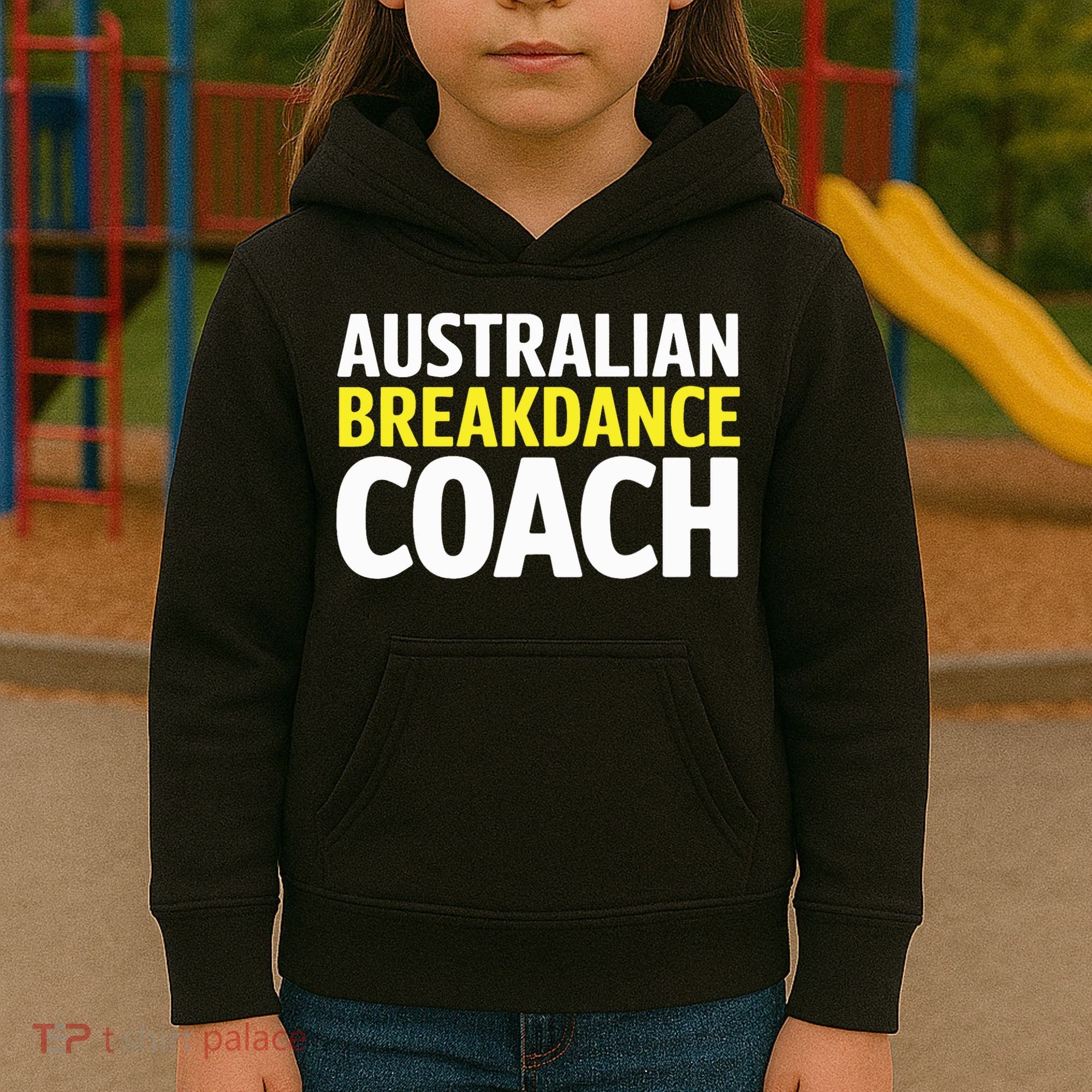 Australian Breakdancing Costume Break Dancer Coach Matching Kids Hoodie