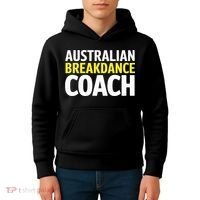 Australian Breakdancing Costume Break Dancer Coach Matching Kids Hoodie thumb 4