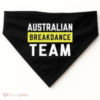 Australian Breakdancing Costume Team Break Dancer Matching USA-Made Doggie Bandana thumb 0
