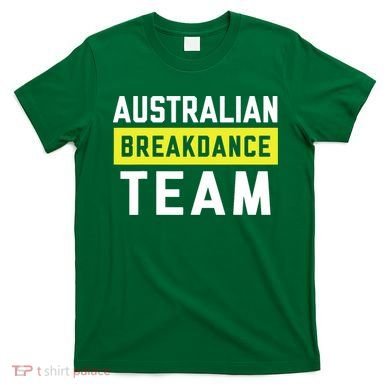 Australian Breakdancing Costume Team Break Dancer Matching T-Shirt