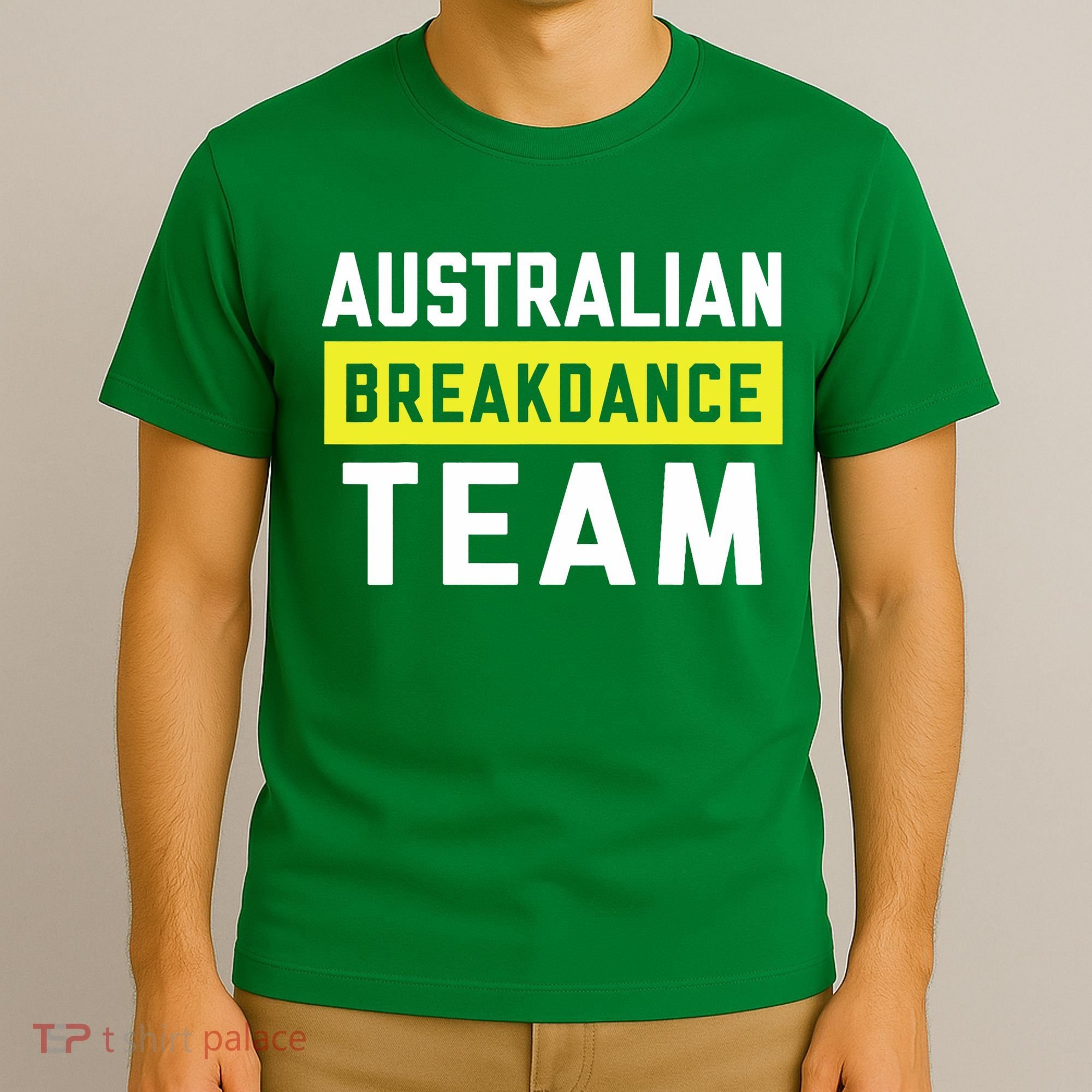 Australian Breakdancing Costume Team Break Dancer Matching T-Shirt
