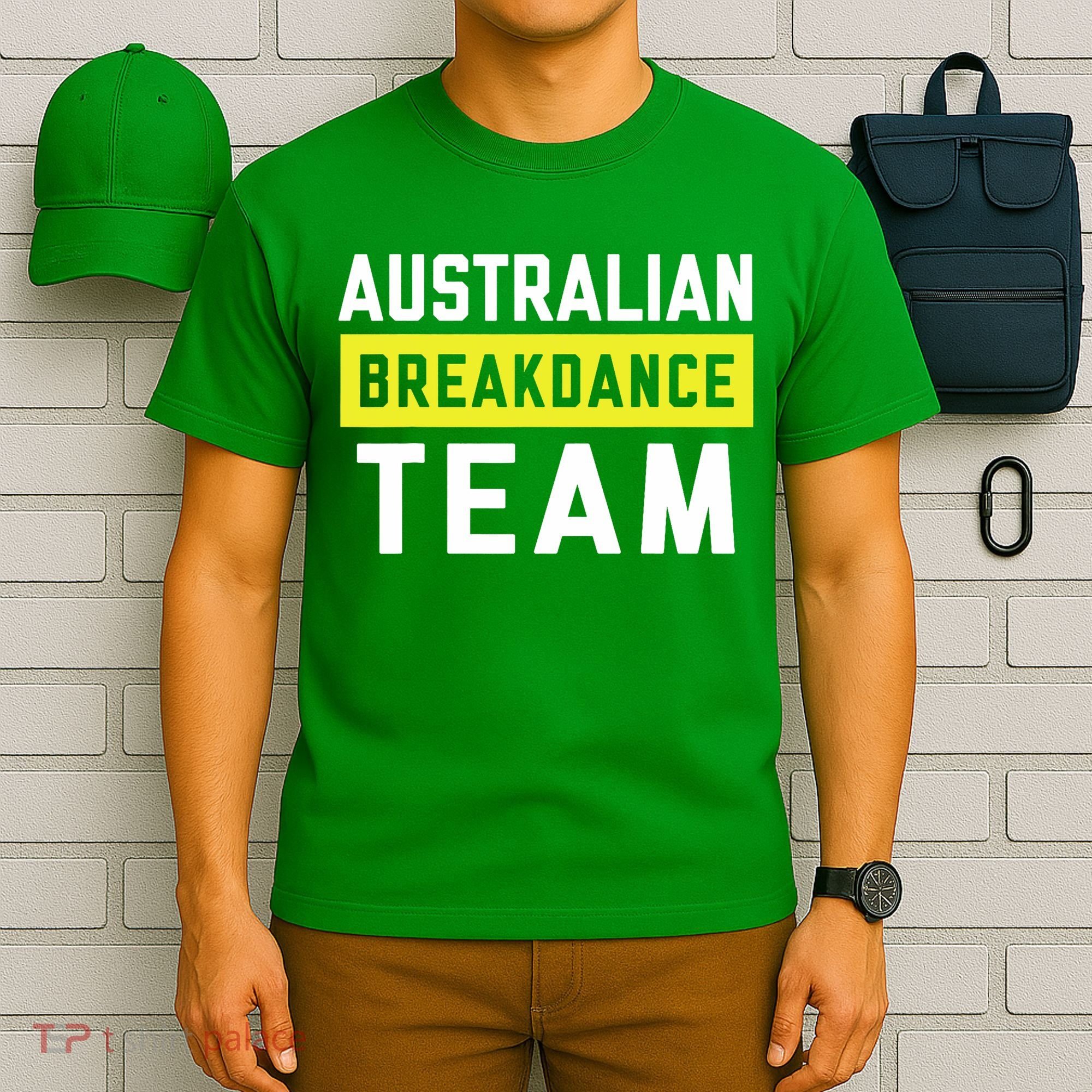 Australian Breakdancing Costume Team Break Dancer Matching T-Shirt