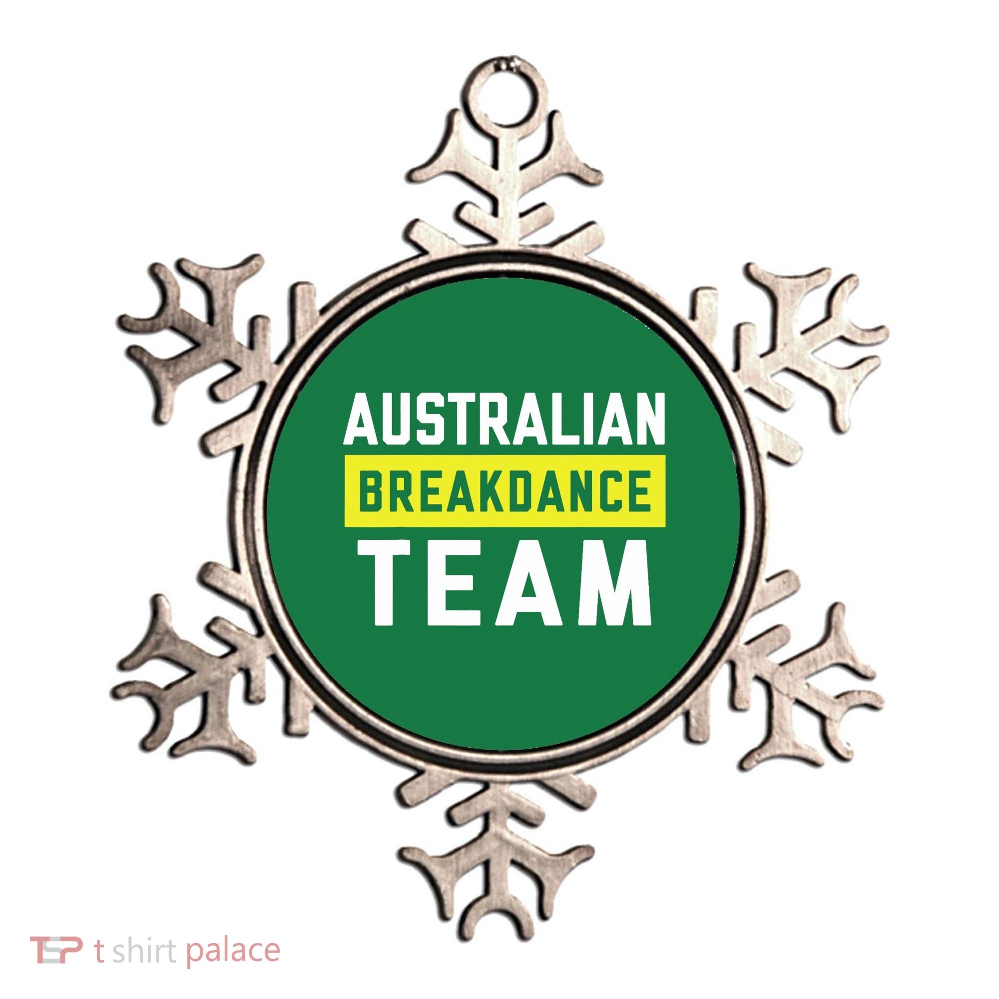 Australian Breakdancing Costume Team Break Dancer Matching Ornament