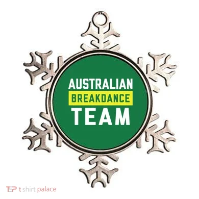 Australian Breakdancing Costume Team Break Dancer Matching Ornament