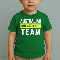 Australian Breakdancing Costume Team Break Dancer Matching Toddler T-Shirt thumb 2