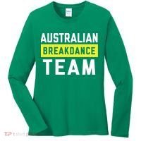 Australian Breakdancing Costume Team Break Dancer Matching Women's Long Sleeve Shirt thumb 0