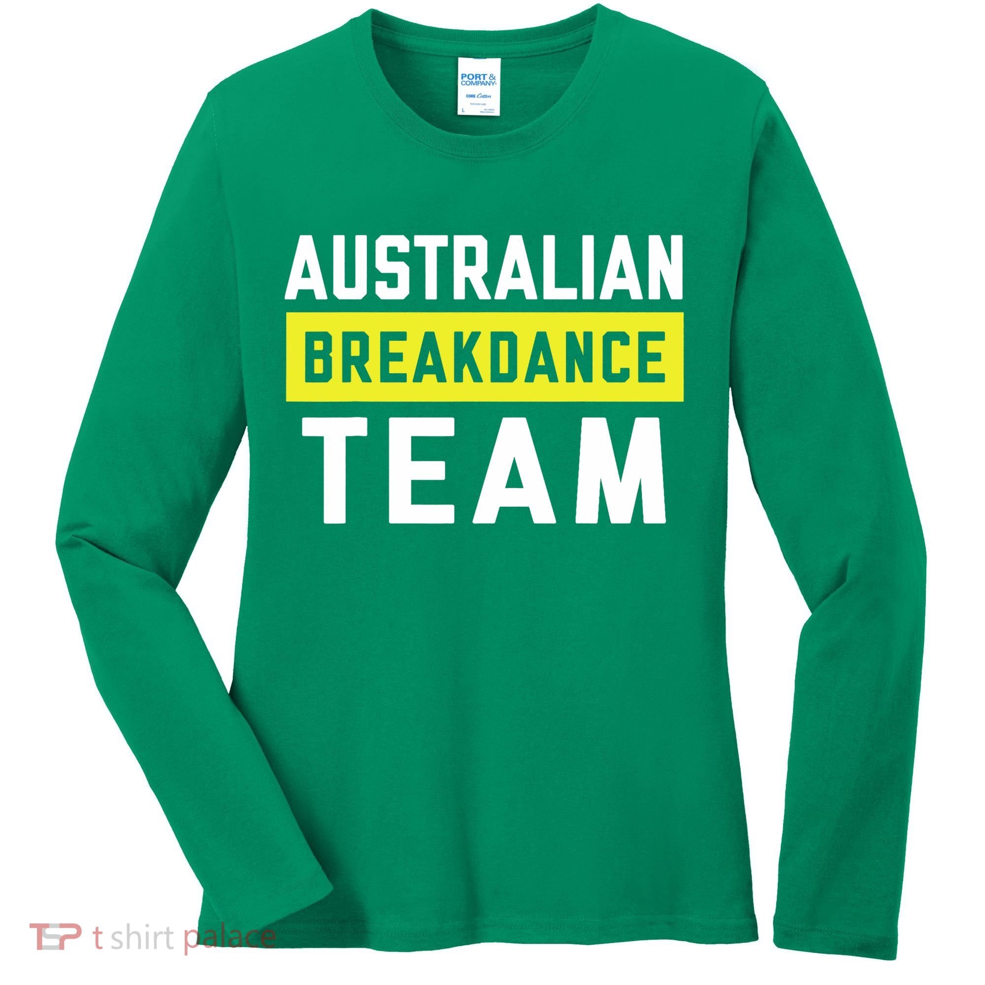 Australian Breakdancing Costume Team Break Dancer Matching Women's Long Sleeve Shirt