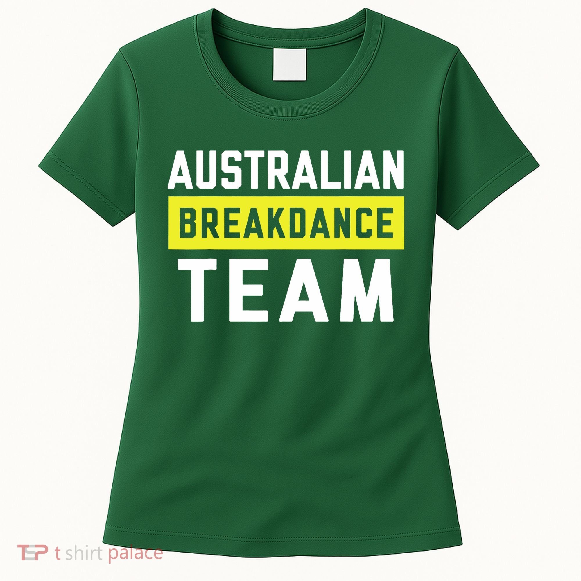 Australian Breakdancing Costume Team Break Dancer Matching Women's T-Shirt