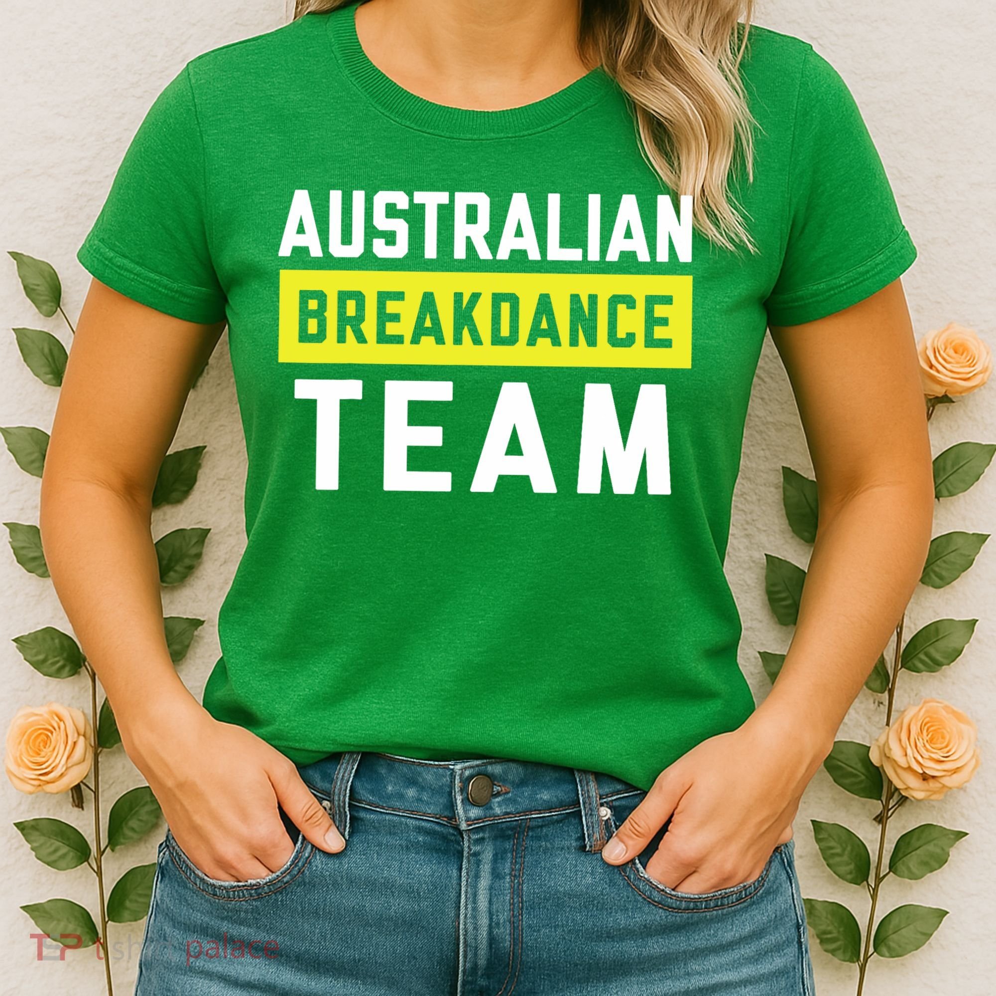 Australian Breakdancing Costume Team Break Dancer Matching Women's T-Shirt