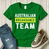 Australian Breakdancing Costume Team Break Dancer Matching Women's T-Shirt thumb 3