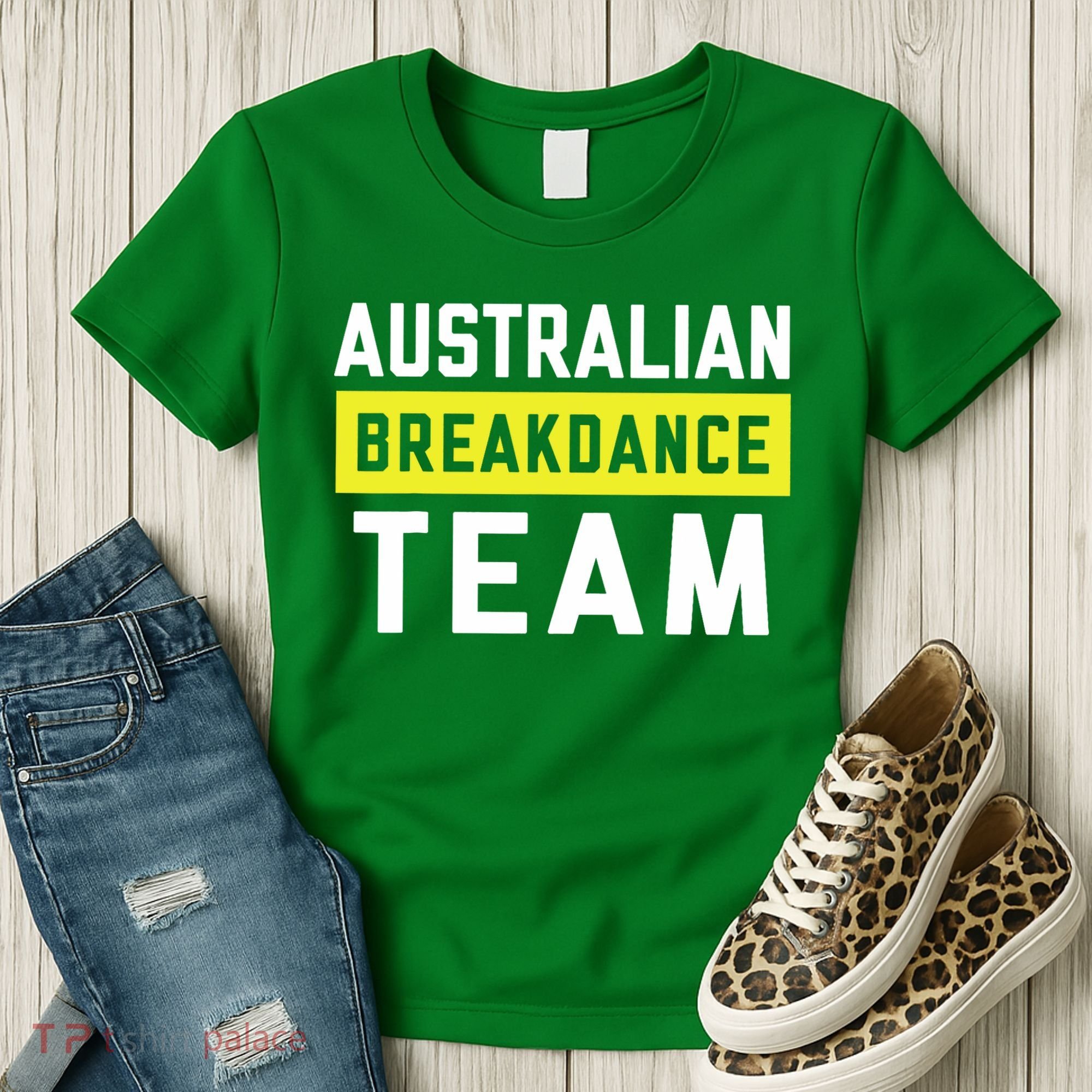 Australian Breakdancing Costume Team Break Dancer Matching Women's T-Shirt