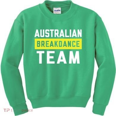 Australian Breakdancing Costume Team Break Dancer Matching Kids Sweatshirt
