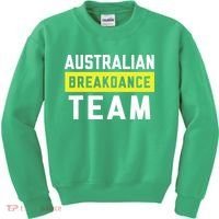 Australian Breakdancing Costume Team Break Dancer Matching Kids Sweatshirt thumb 0