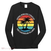 Aruba Bonaire Curacao The Caribbean Islands Vacation Long Sleeve Shirt thumb 0