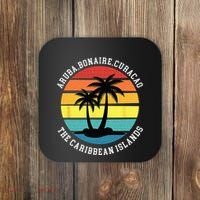 Aruba Bonaire Curacao The Caribbean Islands Vacation Coaster thumb 0