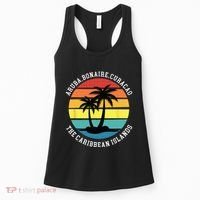 Aruba Bonaire Curacao The Caribbean Islands Vacation Women's Tank Top thumb 0