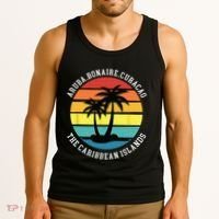 Aruba Bonaire Curacao The Caribbean Islands Vacation Tank Top thumb 3
