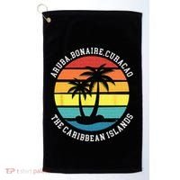 Aruba Bonaire Curacao The Caribbean Islands Vacation Golf Towel thumb 0