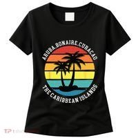 Aruba Bonaire Curacao The Caribbean Islands Vacation Women's T-Shirt thumb 0