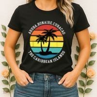 Aruba Bonaire Curacao The Caribbean Islands Vacation Women's T-Shirt thumb 2