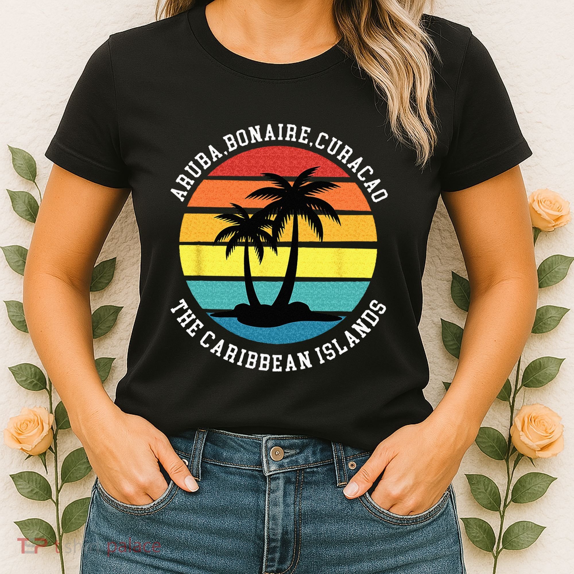 Aruba Bonaire Curacao The Caribbean Islands Vacation Women's T-Shirt