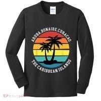 Aruba Bonaire Curacao The Caribbean Islands Vacation Kids Long Sleeve Shirt thumb 0