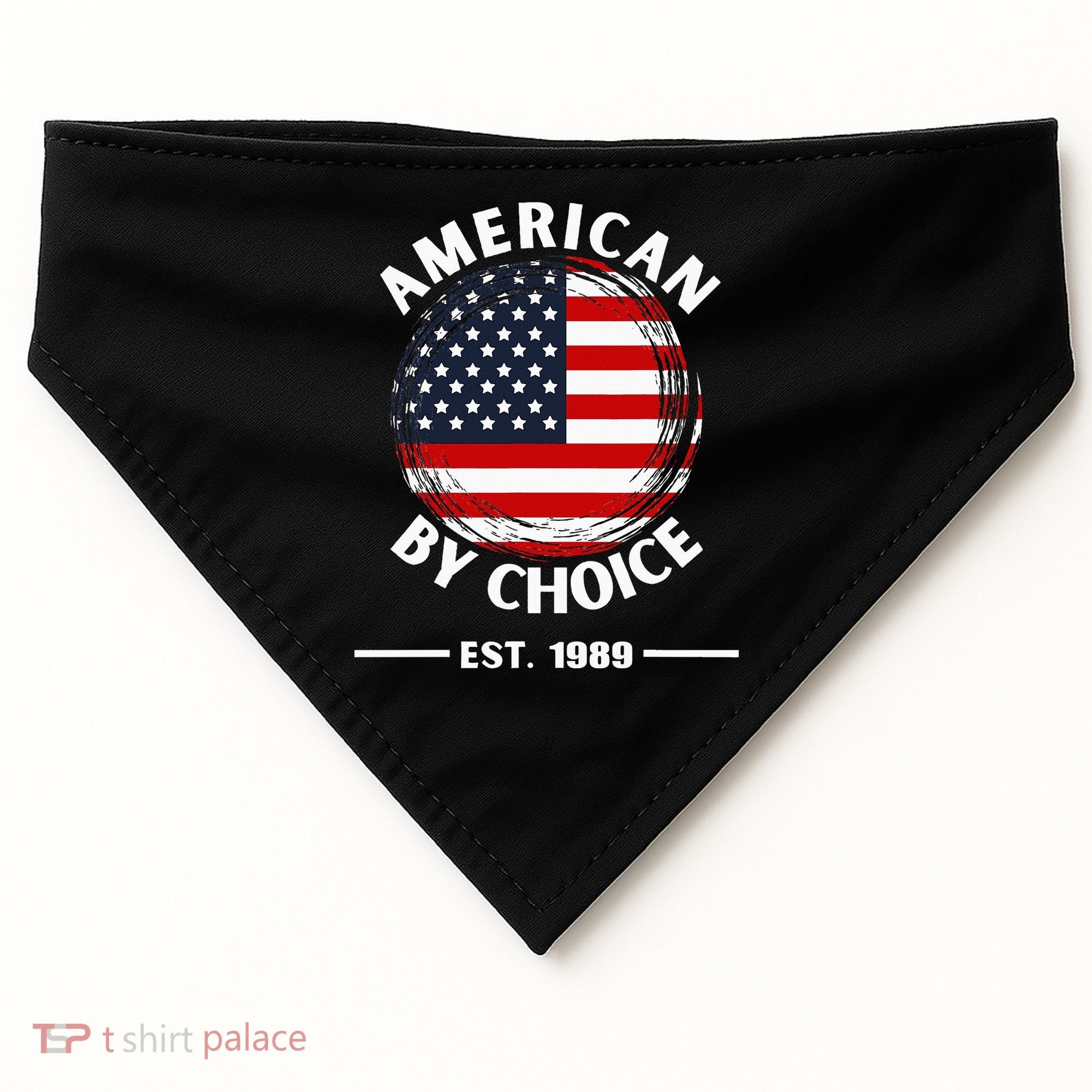 American By Choice Est 1989 USA-Made Doggie Bandana