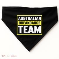 Australian Breakdance Costume Team Matching USA-Made Doggie Bandana thumb 0
