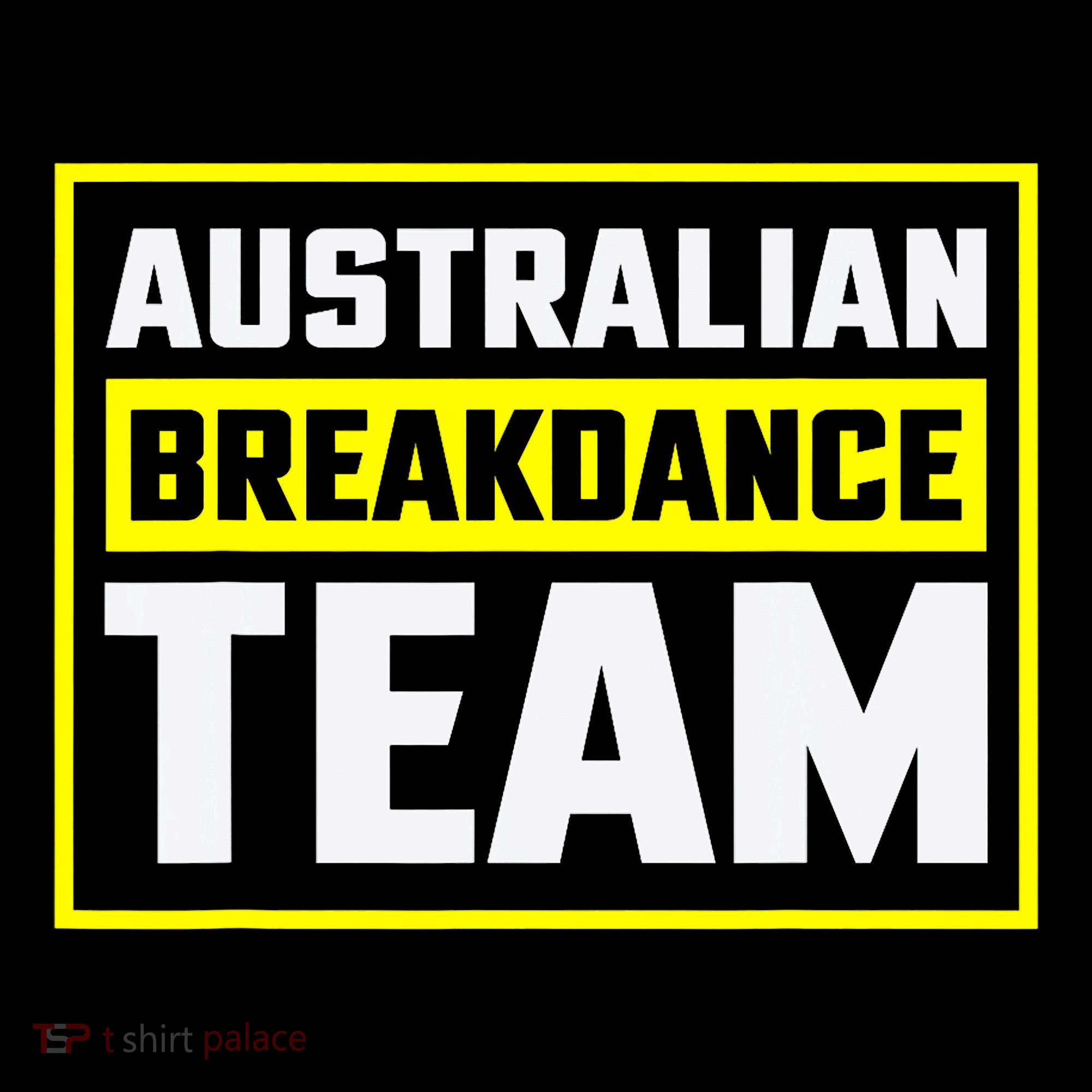 Australian Breakdance Costume Team Matching Sweatshirt