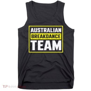 Australian Breakdance Costume Team Matching Tank Top