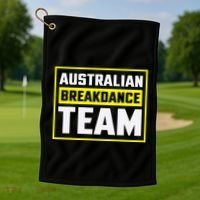 Australian Breakdance Costume Team Matching Golf Towel thumb 1