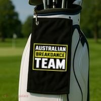 Australian Breakdance Costume Team Matching Golf Towel thumb 2