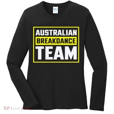 Australian Breakdance Costume Team Matching Women's Long Sleeve Shirt