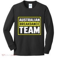 Australian Breakdance Costume Team Matching Kids Long Sleeve Shirt thumb 0