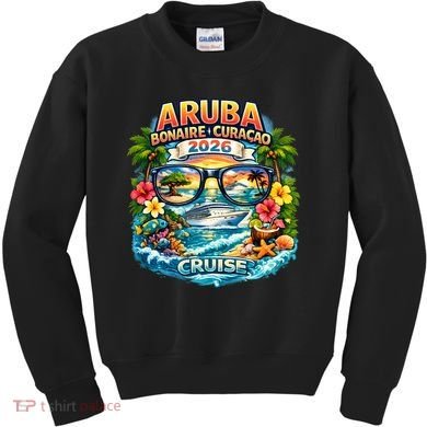 Aruba Bonaire Curacao Cruise 2026 Kids Sweatshirt