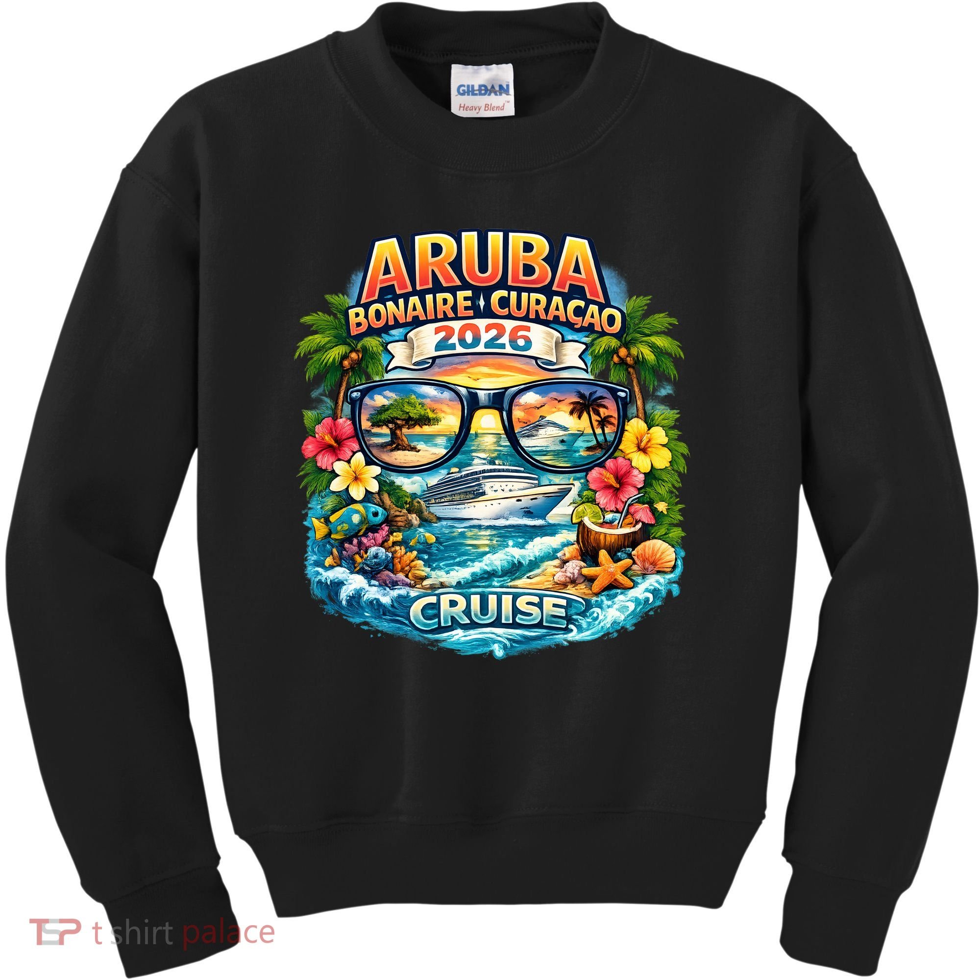 Aruba Bonaire Curacao Cruise 2026 Kids Sweatshirt