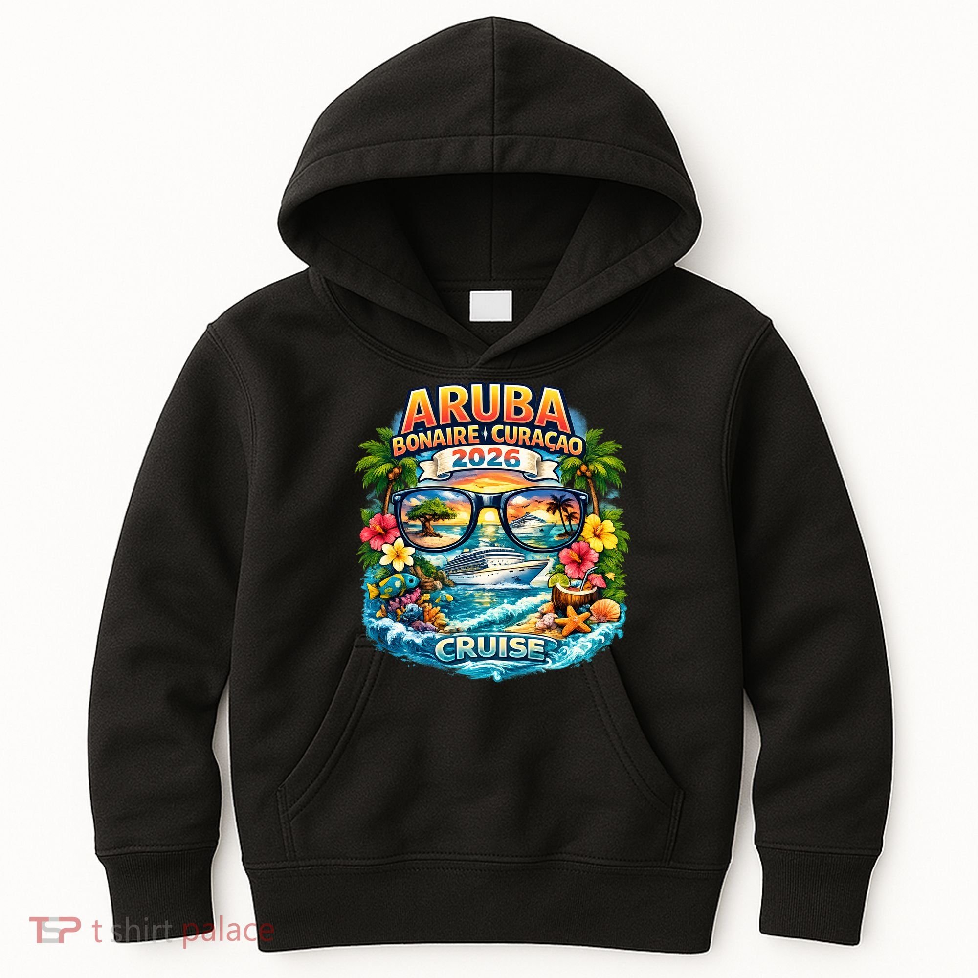 Aruba Bonaire Curacao Cruise 2026 Kids Hoodie