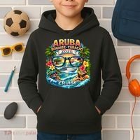 Aruba Bonaire Curacao Cruise 2026 Kids Hoodie thumb 2