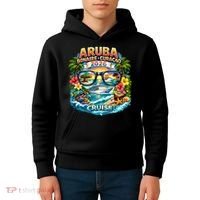 Aruba Bonaire Curacao Cruise 2026 Kids Hoodie thumb 4