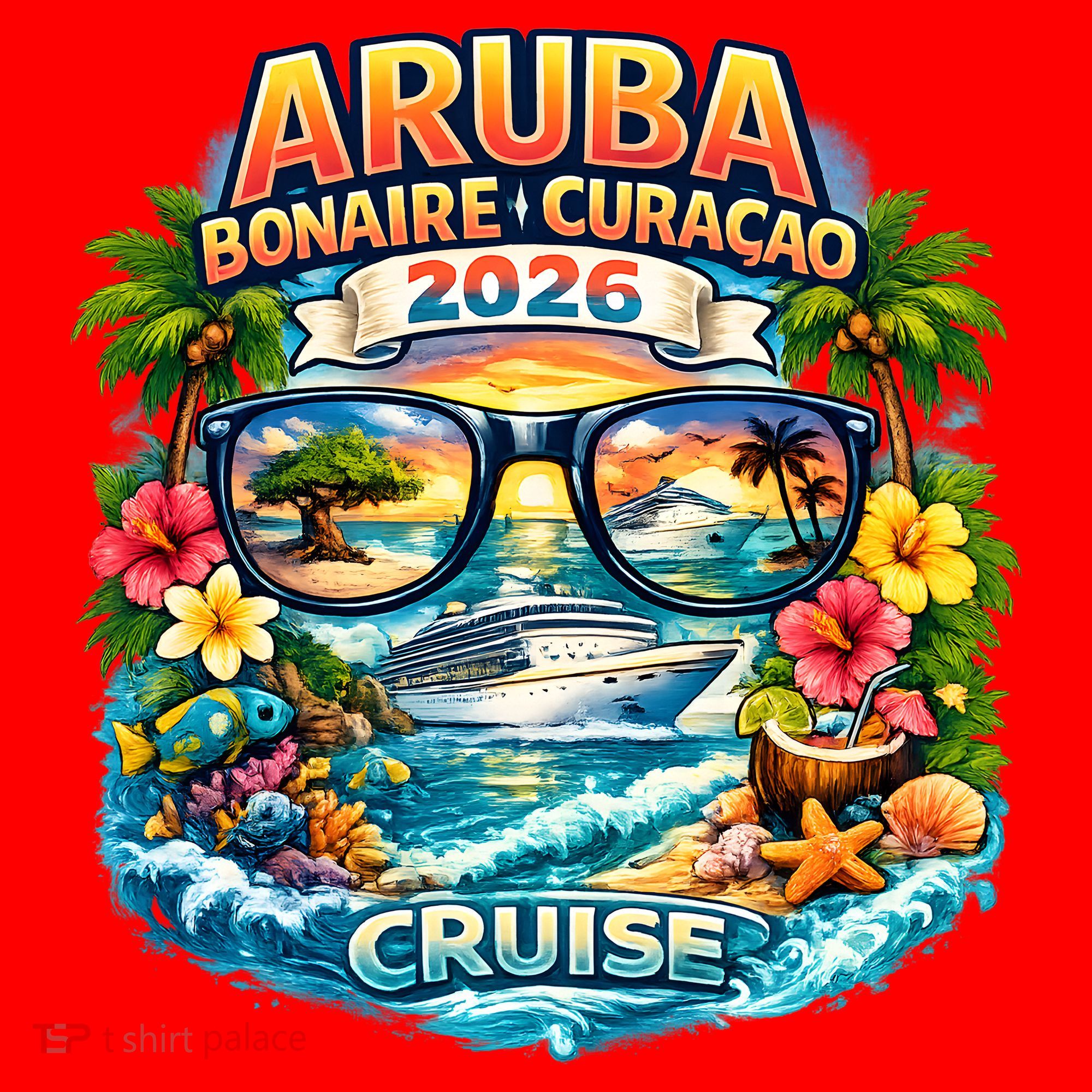 Aruba Bonaire Curacao Cruise 2026 Santa Hat